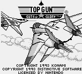 Top Gun - Guts & Glory Title Screen